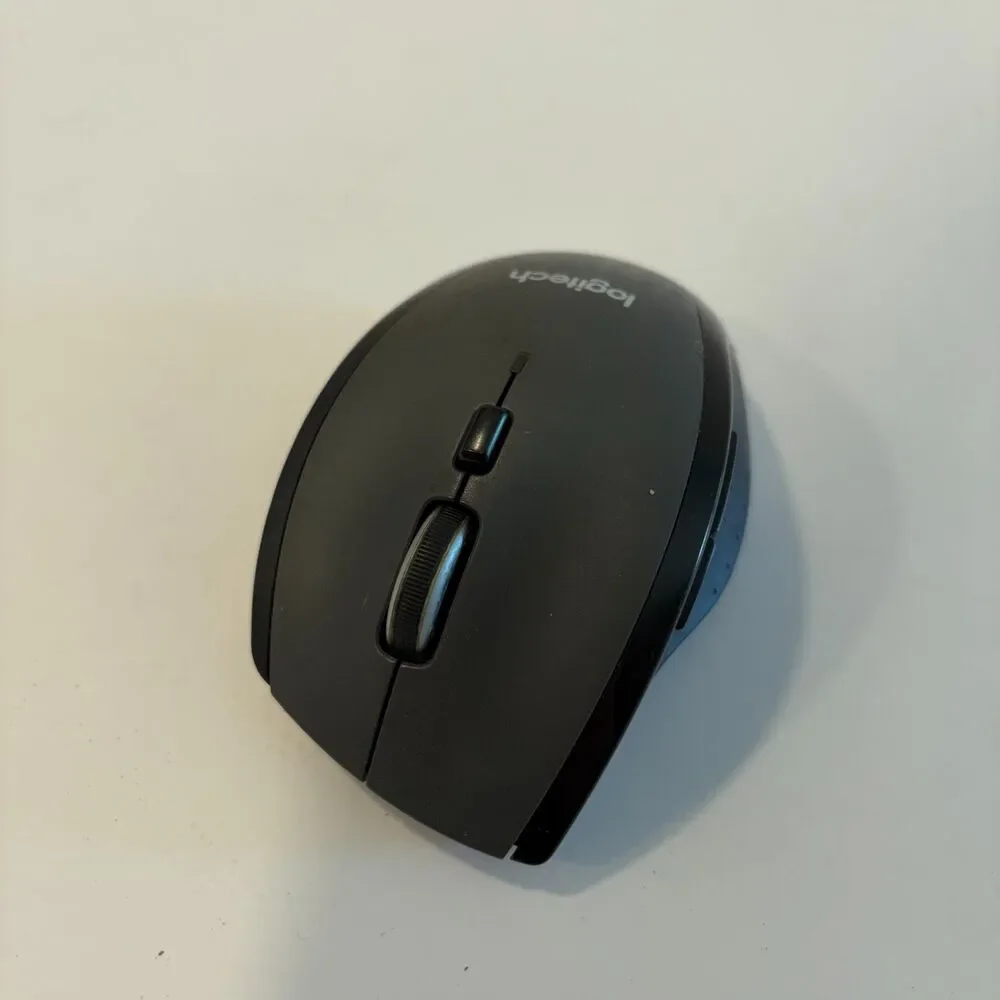 LOGITECH M705 Marathon Wireless Laser Ergonomic Mouse Unifiying USB Receiver